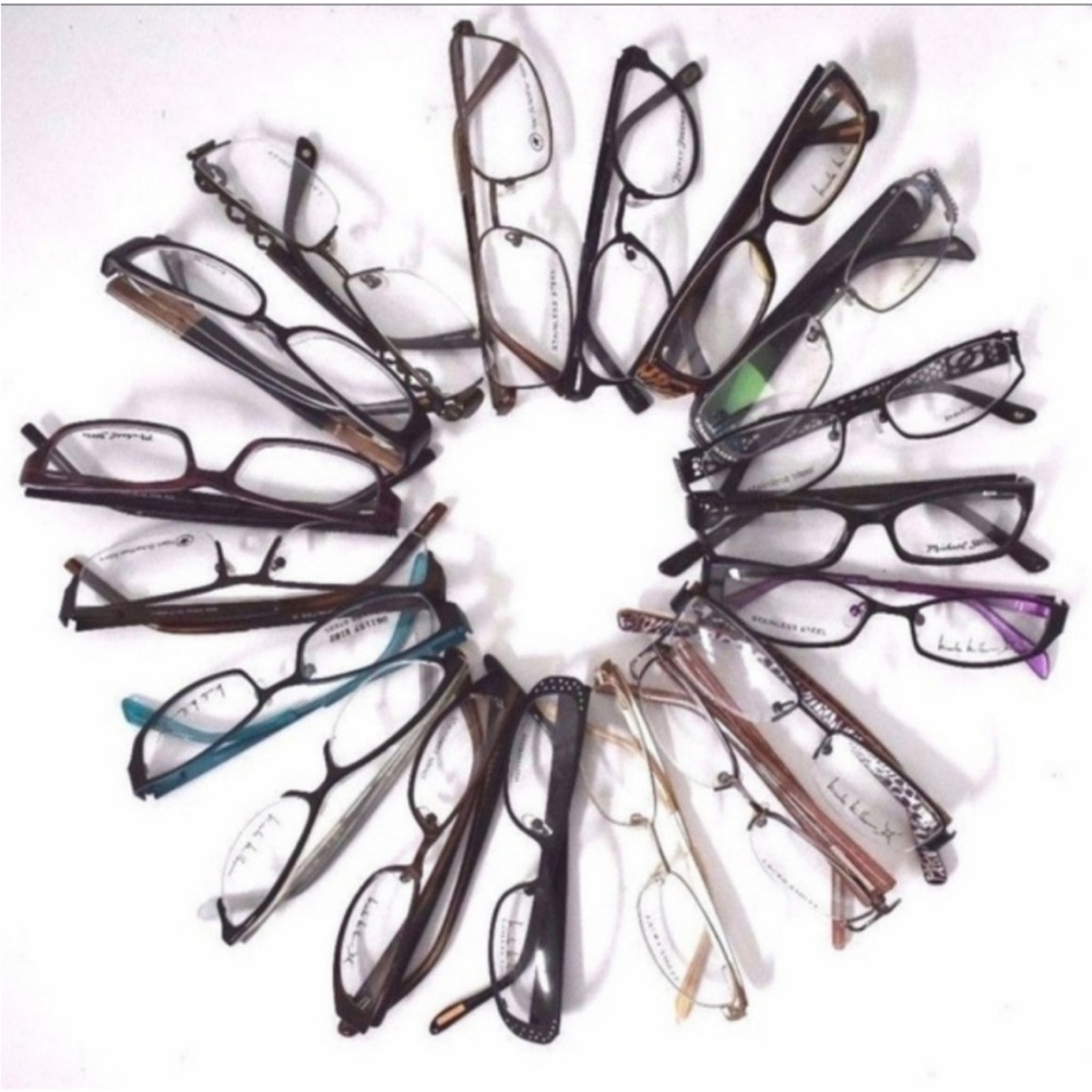 6 Pairs Designer Eyeglass FRAMES Assorted